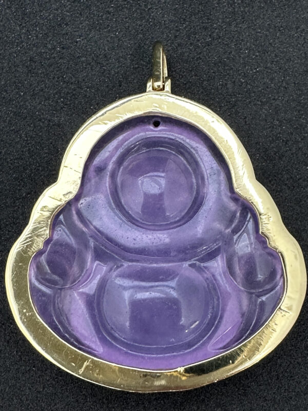 Purple Buddha with Diamonds - Image 2